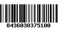 Código de Barras 8436038375100