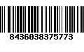 Código de Barras 8436038375773
