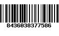 Código de Barras 8436038377586