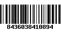 Código de Barras 8436038410894