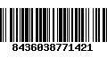 Código de Barras 8436038771421