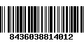 Código de Barras 8436038814012