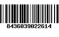 Código de Barras 8436039022614