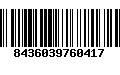 Código de Barras 8436039760417