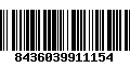 Código de Barras 8436039911154