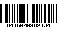 Código de Barras 8436040902134