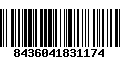 Código de Barras 8436041831174