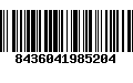 Código de Barras 8436041985204