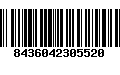 Código de Barras 8436042305520