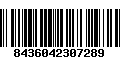 Código de Barras 8436042307289