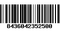Código de Barras 8436042352500