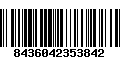 Código de Barras 8436042353842