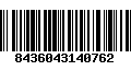 Código de Barras 8436043140762