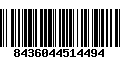 Código de Barras 8436044514494