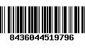 Código de Barras 8436044519796