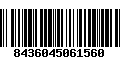 Código de Barras 8436045061560