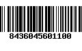 Código de Barras 8436045601100