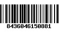 Código de Barras 8436046150881