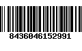 Código de Barras 8436046152991