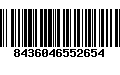 Código de Barras 8436046552654