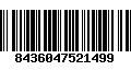 Código de Barras 8436047521499