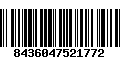 Código de Barras 8436047521772