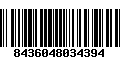 Código de Barras 8436048034394