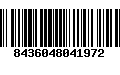 Código de Barras 8436048041972