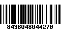 Código de Barras 8436048044270