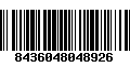 Código de Barras 8436048048926