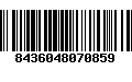 Código de Barras 8436048070859