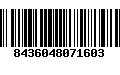 Código de Barras 8436048071603