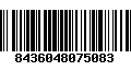 Código de Barras 8436048075083