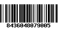 Código de Barras 8436048079005