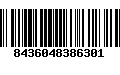 Código de Barras 8436048386301