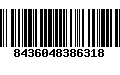 Código de Barras 8436048386318