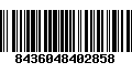 Código de Barras 8436048402858