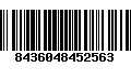 Código de Barras 8436048452563