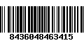 Código de Barras 8436048463415
