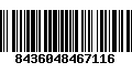 Código de Barras 8436048467116