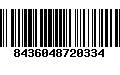 Código de Barras 8436048720334