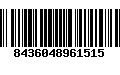 Código de Barras 8436048961515