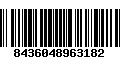 Código de Barras 8436048963182