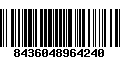 Código de Barras 8436048964240