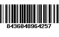 Código de Barras 8436048964257