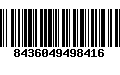 Código de Barras 8436049498416