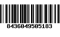 Código de Barras 8436049505183