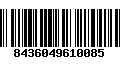 Código de Barras 8436049610085