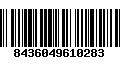 Código de Barras 8436049610283