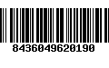 Código de Barras 8436049620190